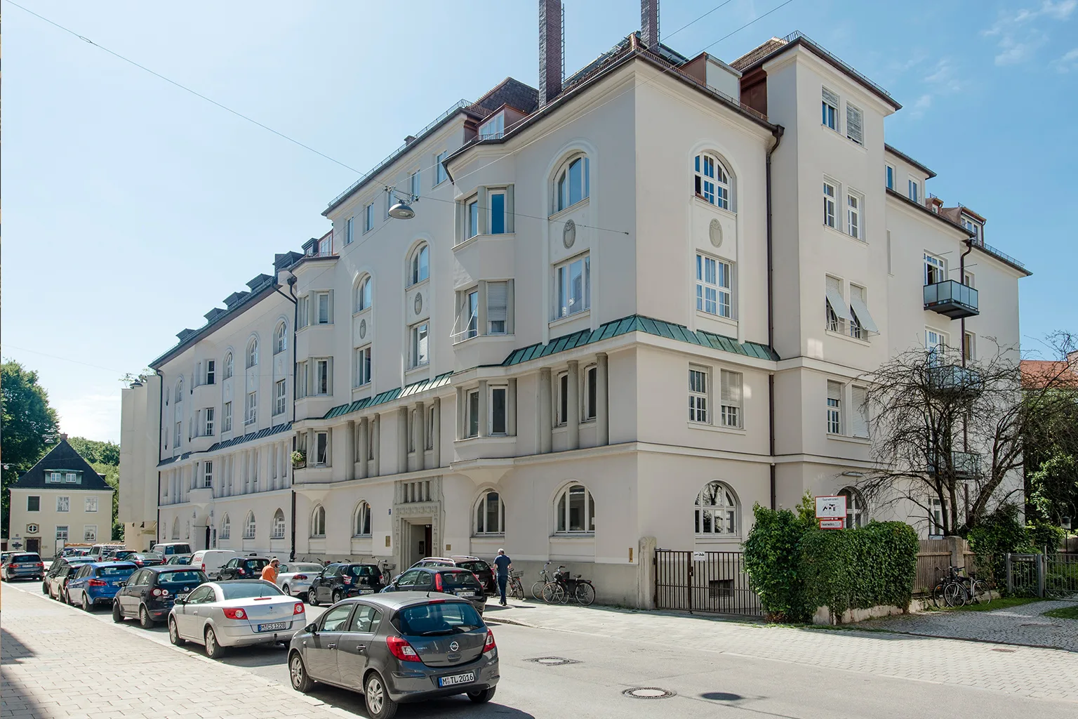Kanzleigebäude der Kanzlei Wilde in der Ohmstraße 20 in München